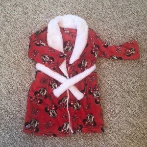 Minnie Mouse Bathrobe 4T